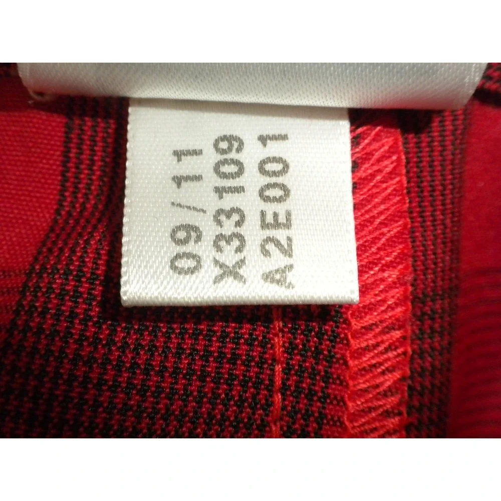 Adidas Climalite Golf Shorts Mens 42 Red Black‎ Plaid Flat Front Performance